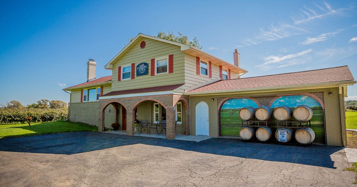 Sparkling Ponds Winery Lake Erie Wine Country