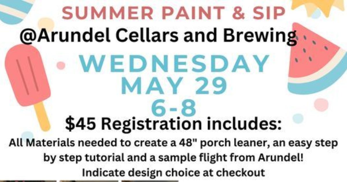Summer Paint & Sip Lake Erie Wine Country