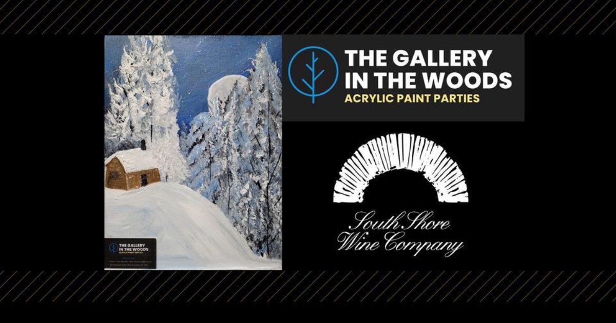 Winter Cabin Paint & Sip Lake Erie Wine Country