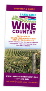 Lake Erie Wine Country Map and Guide Brochure Cover