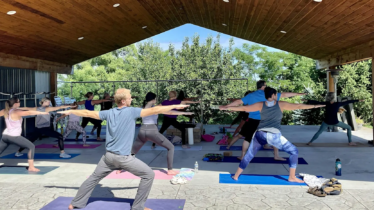Patio Yoga with Deb
