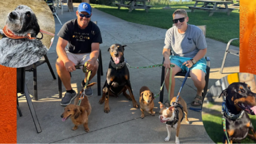 Pups on the Patio