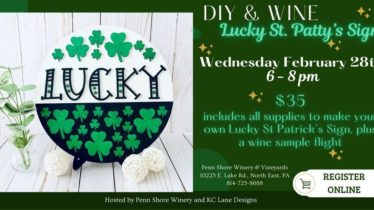 DIY & Wine: St Patty's Day