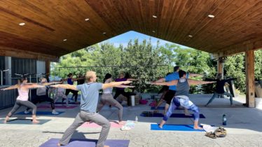 Patio Yoga with Deb