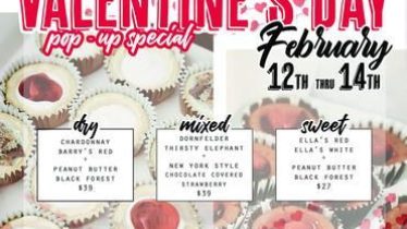 Valentines Day Wine & Cheesecake